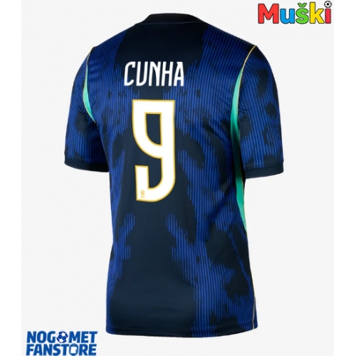 Brazil Matheus Cunha #9 Gostujuci Dres SP 2026 Kratak Rukav